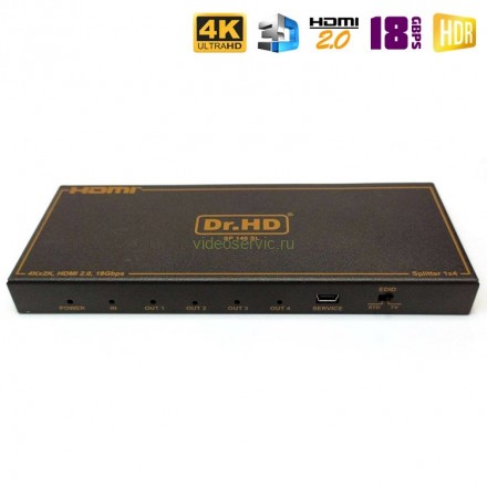HDMI сплиттер 1x4 / Dr.HD SP 146 SL
